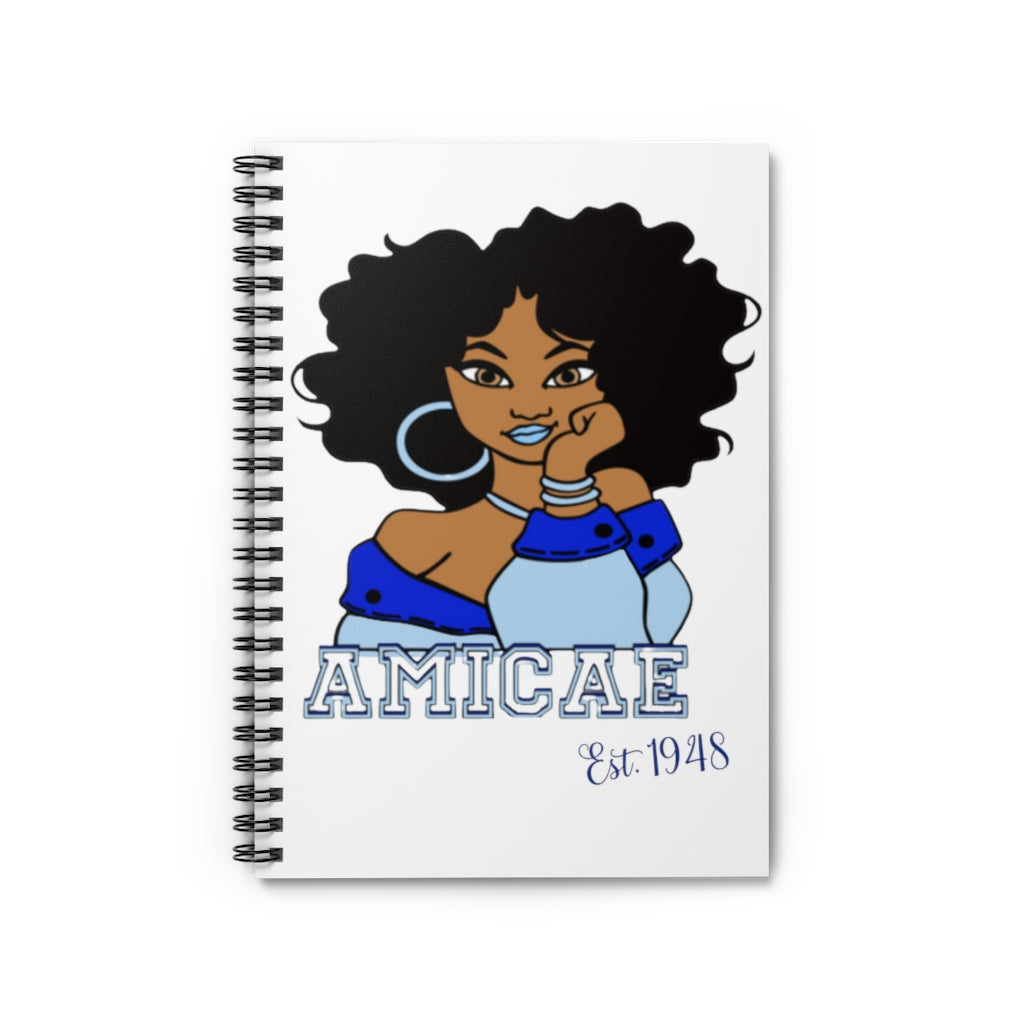 Spiral Notebook ~ Amicae (Est. 1948) - Ruled Line