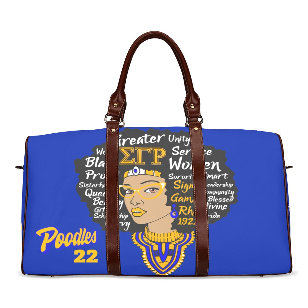 SGRHO Head Shot Travel Bag - Brown Handle