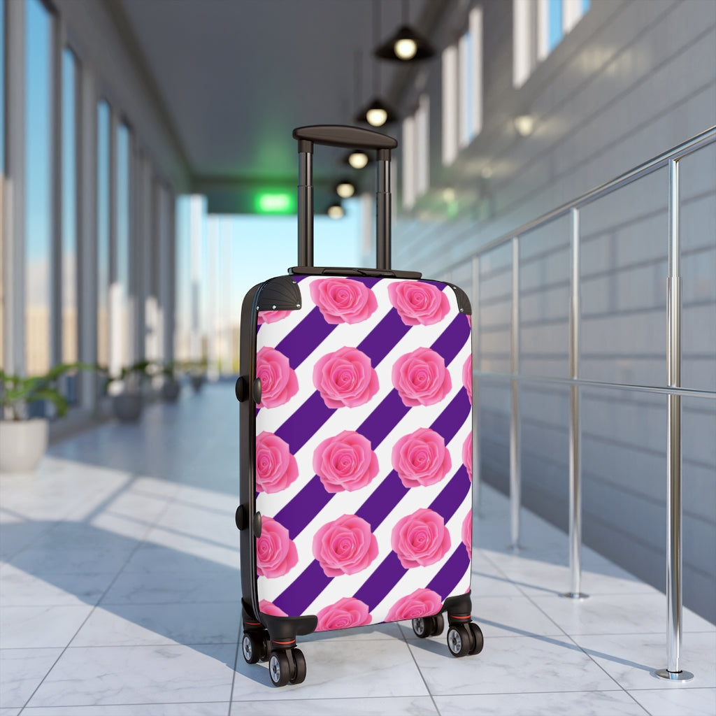 Pink Blooms Cabin Suitcase
