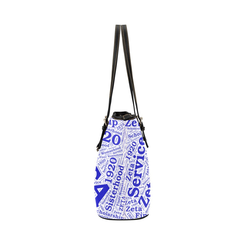 Zeta "Word Art" Tote Bag
