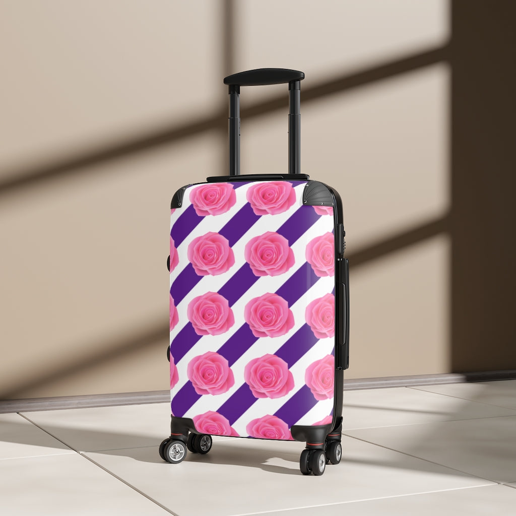 Pink Blooms Cabin Suitcase