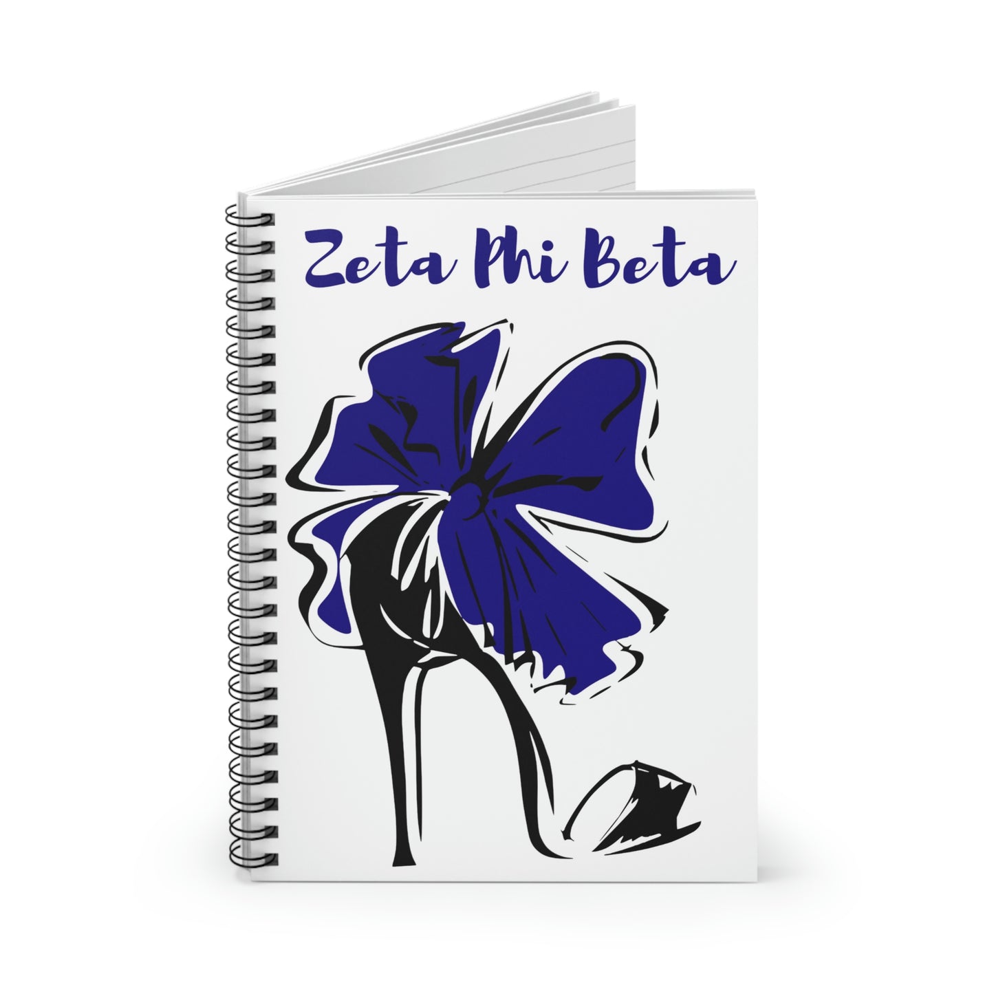 Zeta Phi Beta Spiral Notebook - Ruled Line