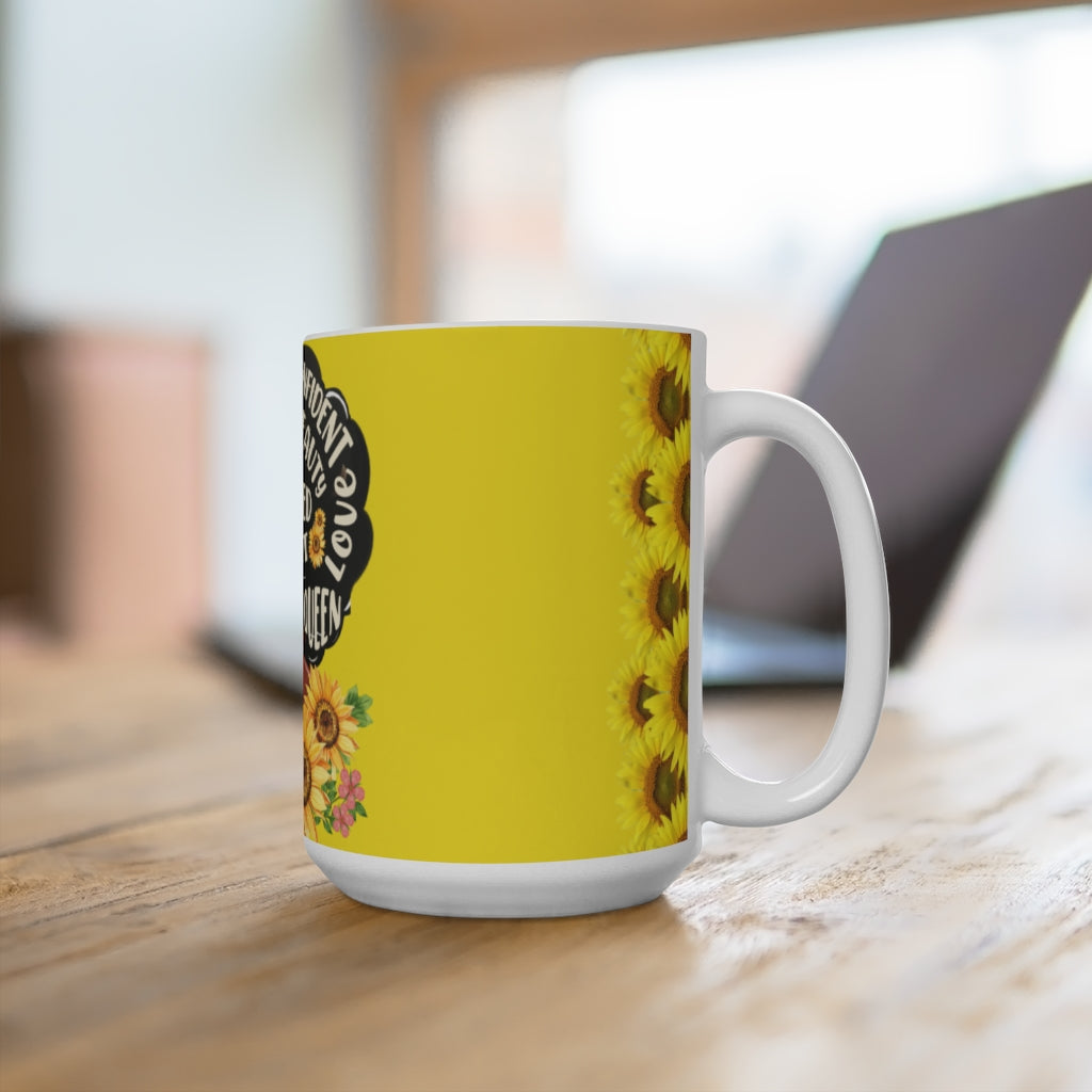 Sunflower Empowerment Ceramic Mug