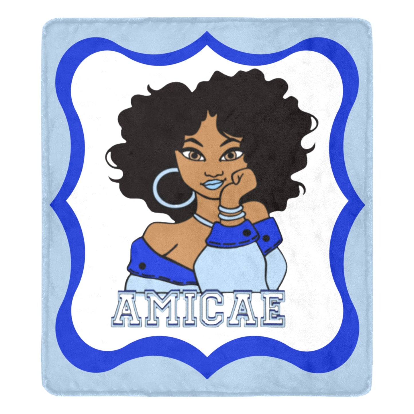 Fleece Blanket ~ Amicae Lady