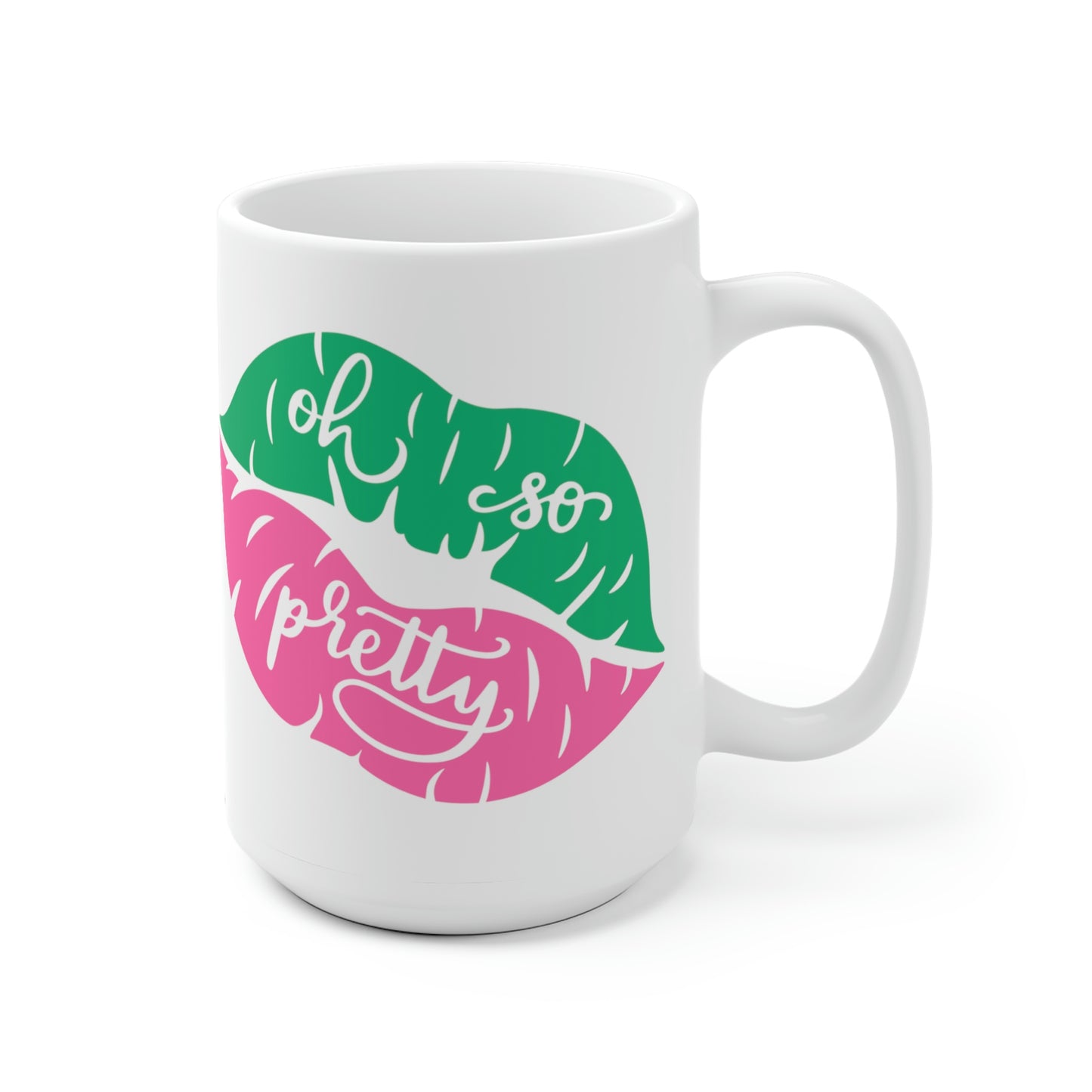 Pretty Girl Lips Ceramic Mug