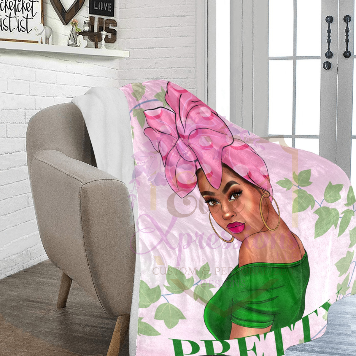 Pretty v2 Fleece Blanket