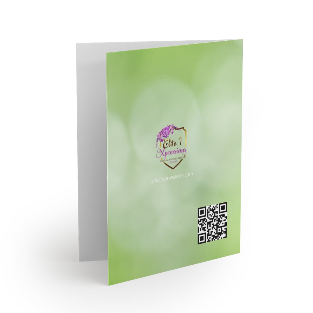 Greeting cards ~ Green (8, 16, 24 pcs)