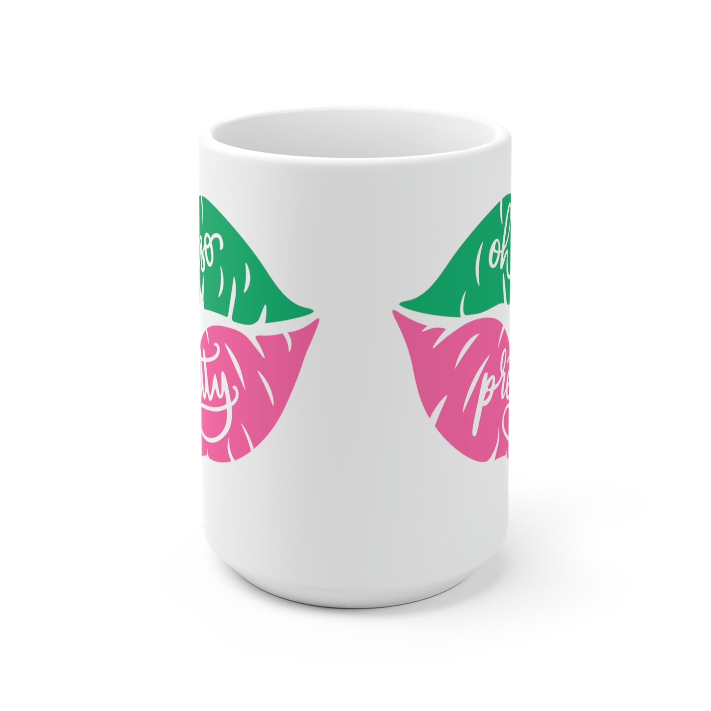 Pretty Girl Lips Ceramic Mug