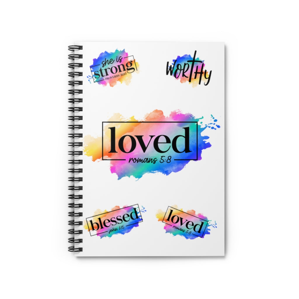 Loved Spiral Notebook - Ruled Line