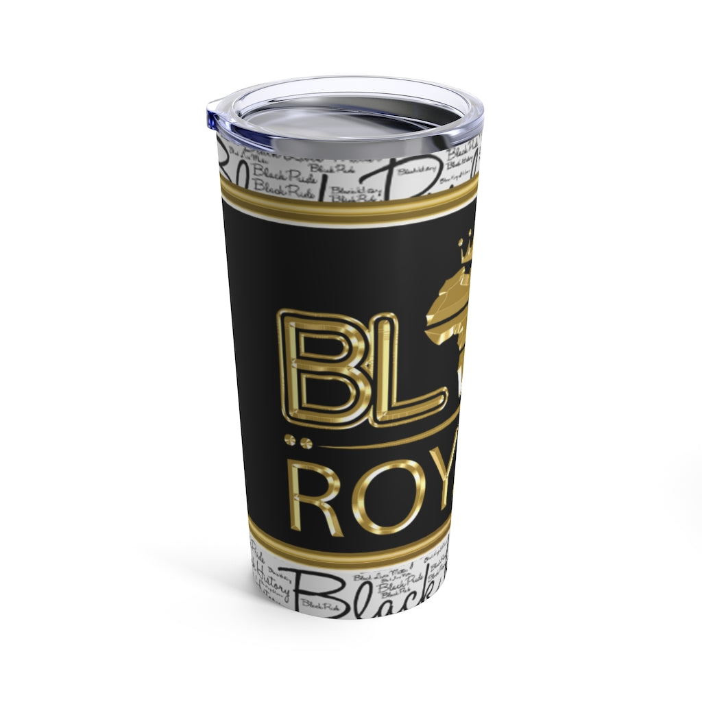 Black Royalty (White) Tumbler 20oz