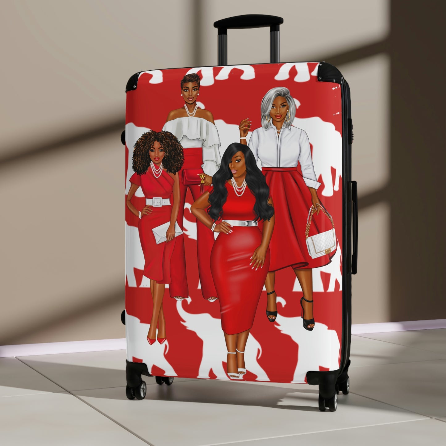 Devastating Ladies in Red - Cabin Suitcase