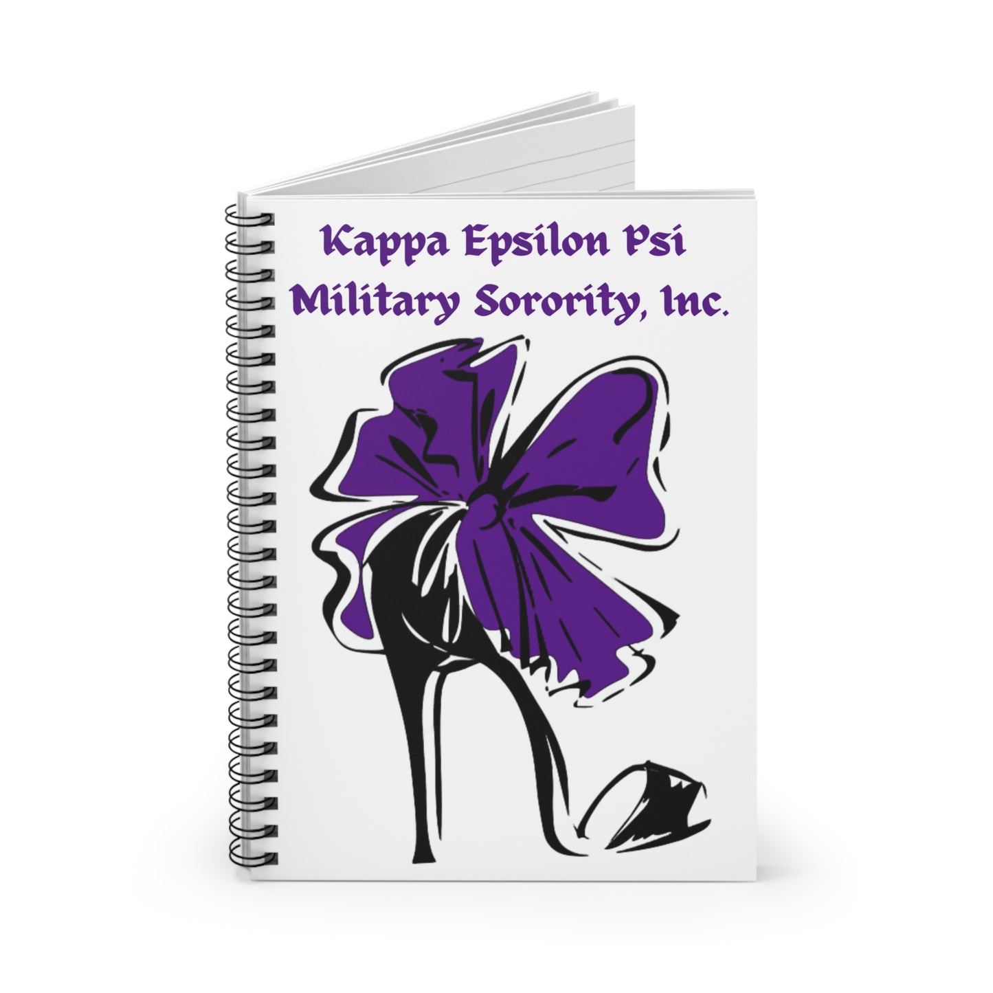 Kappa Epsilon Psi (ΚΕΨ) (Purple) Spiral Notebook - Ruled Line