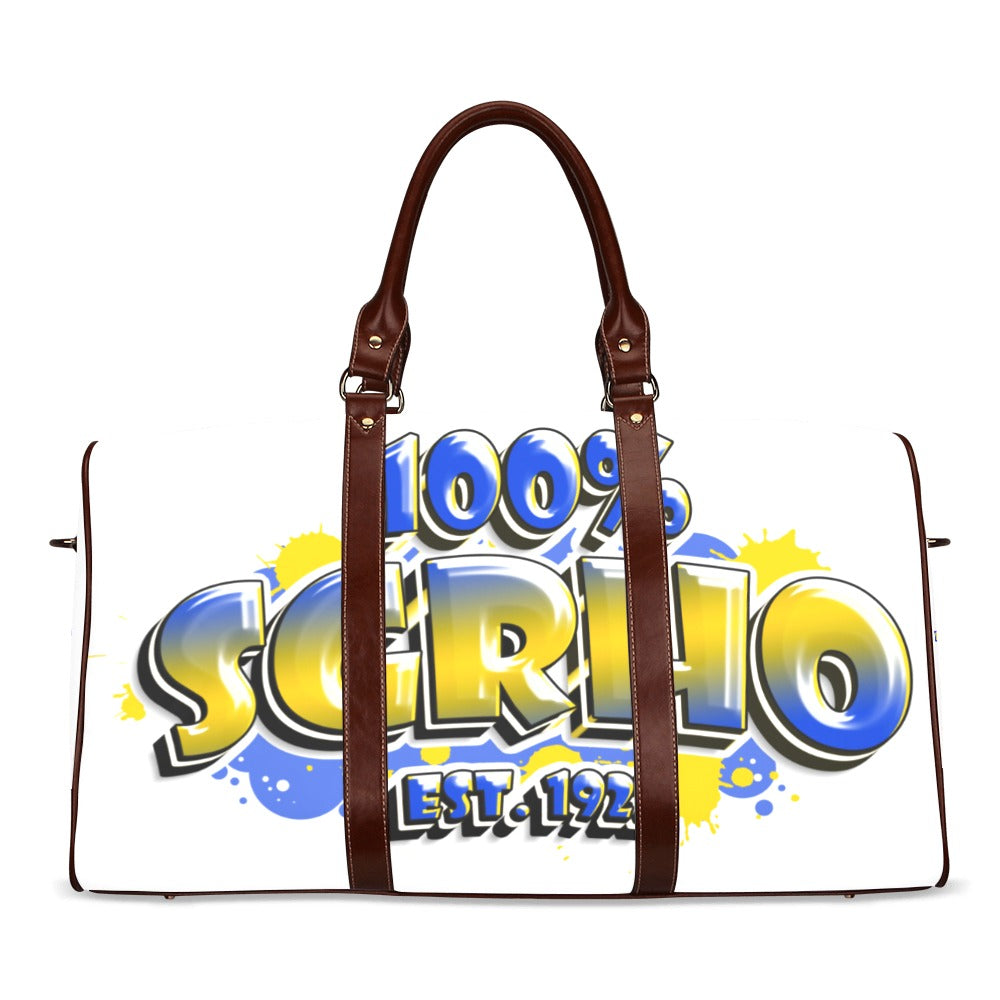 100% SGRHO Travel Bag - Brown Handle