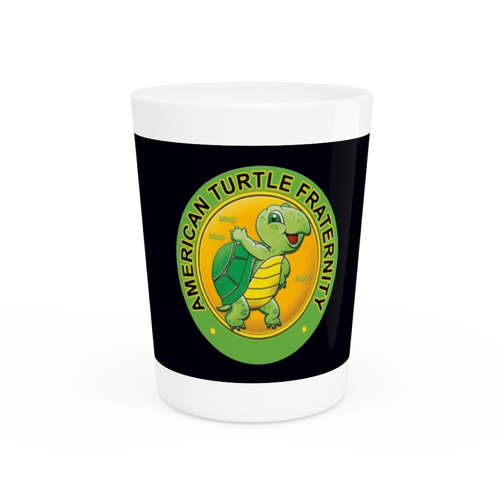 American Turtle Fraternity Shot Glass (Black)