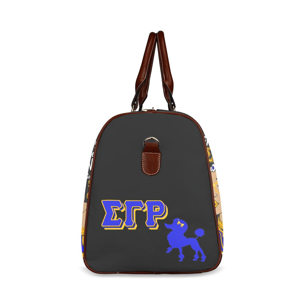 SGRHO Head Shot Travel Bag - Brown Handle