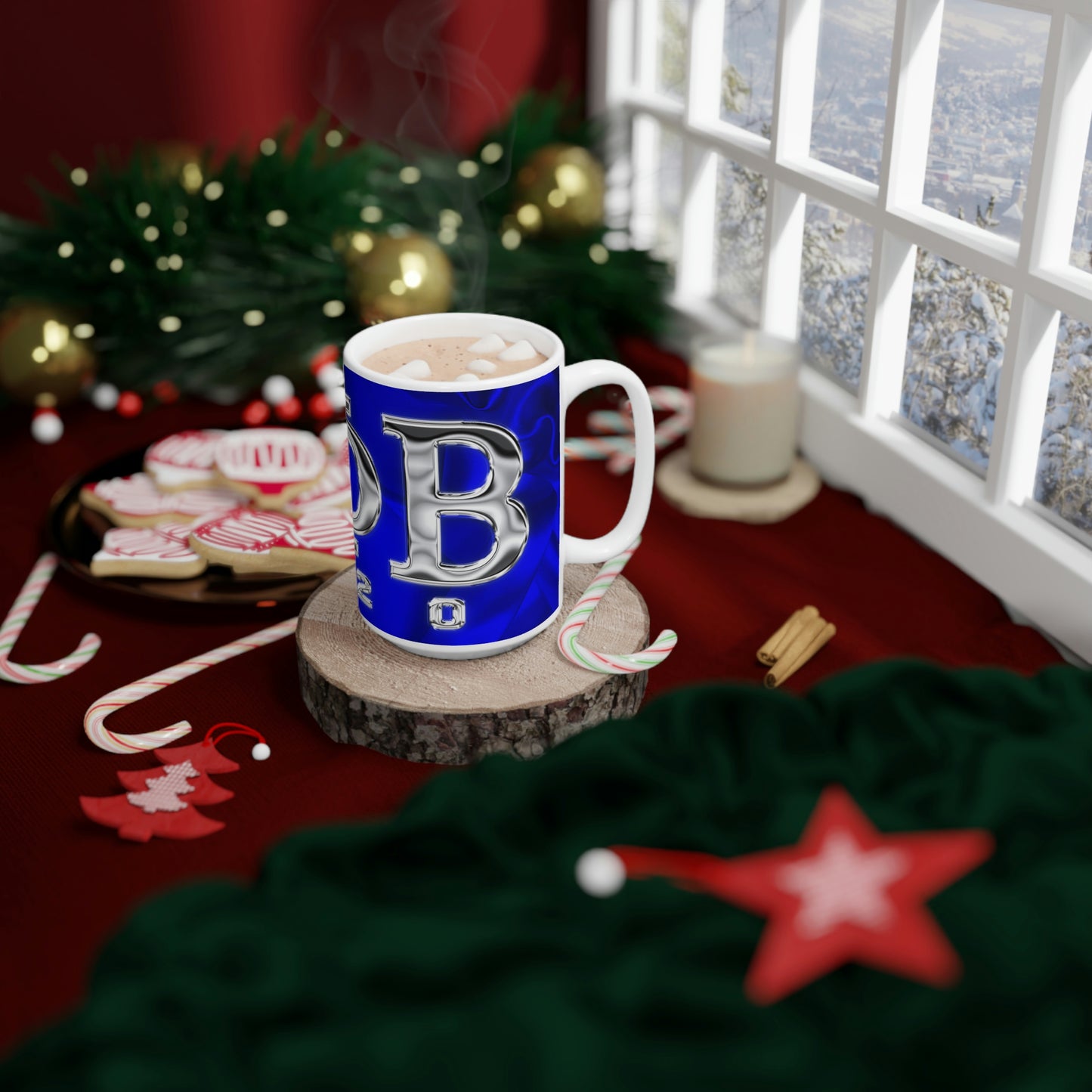 Zeta Ceramic Mug (Royal Blue)