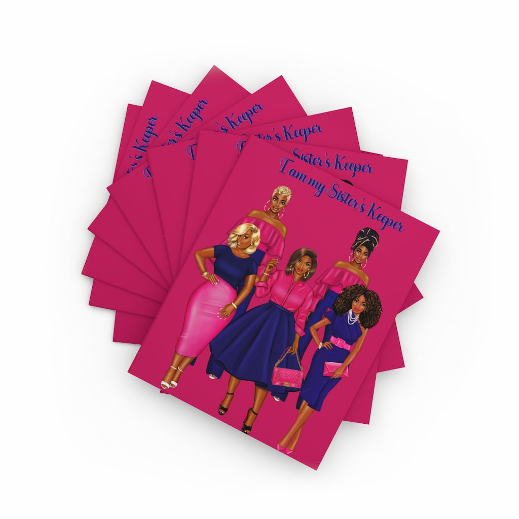 Greeting cards ~ Fuchsia (8, 16, 24 pcs)