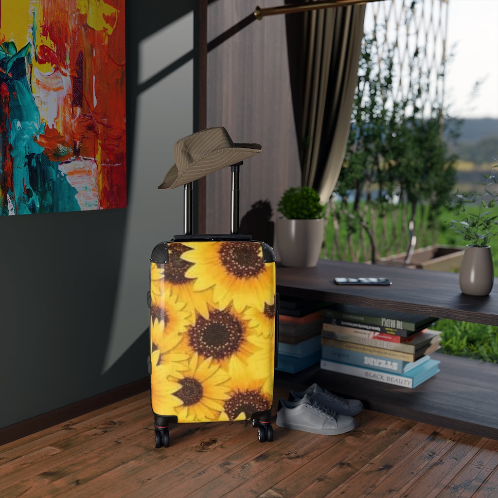 Sunflowers Cabin Suitcase