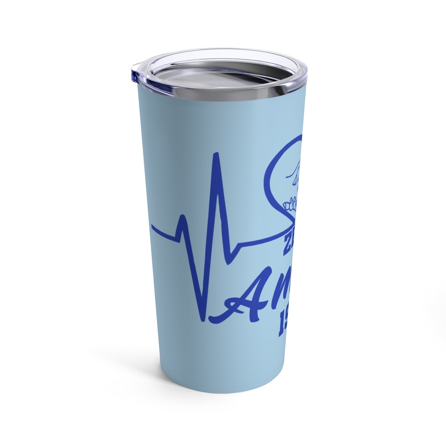 Tumbler ~ Zeta Amicae "Heart Rate" 20oz