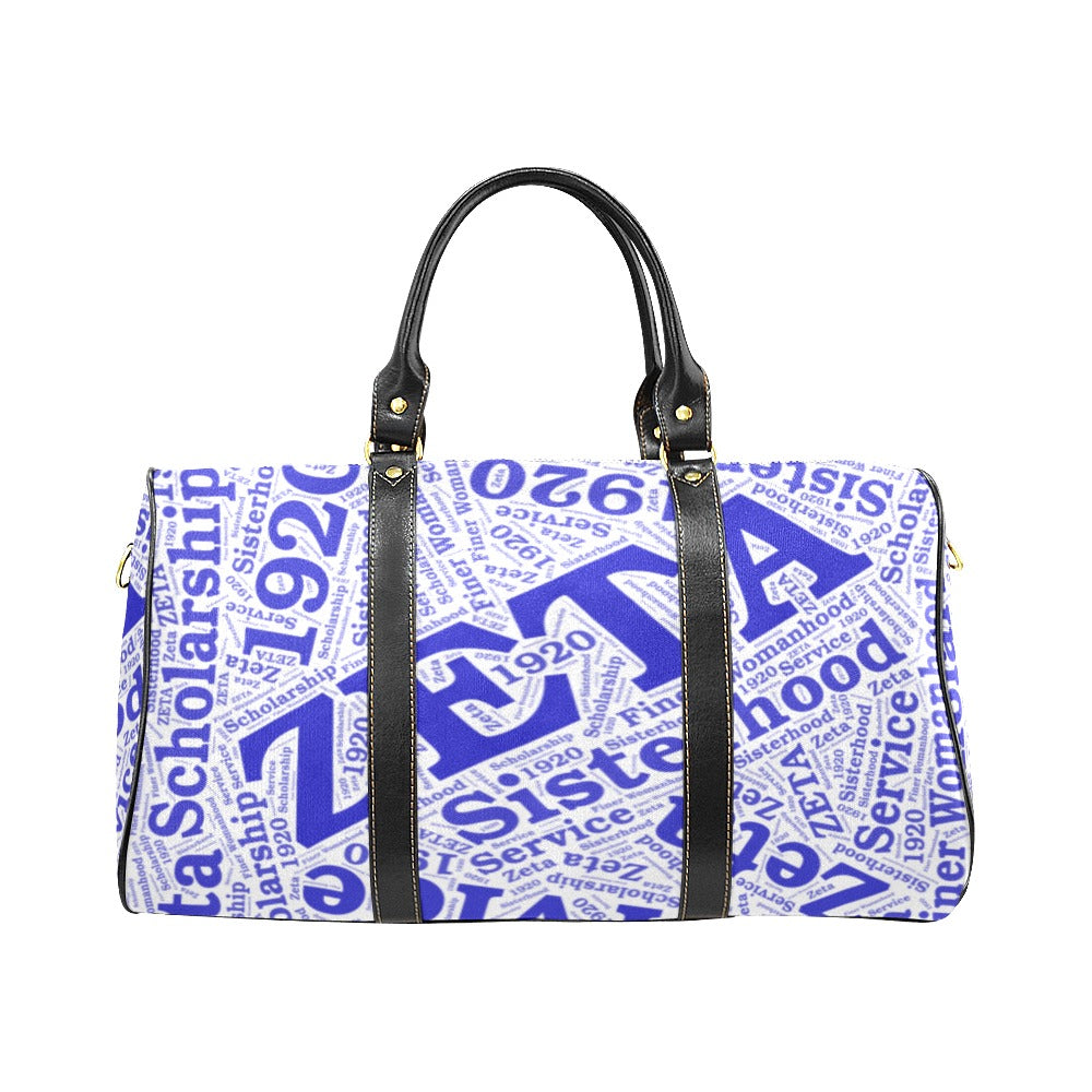 Zeta "Word Art" Travel Bag