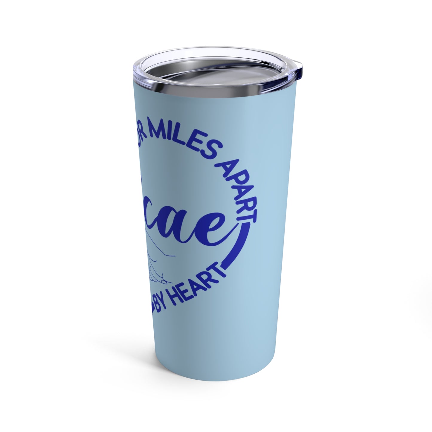 Tumbler ~ Zeta Amicae "Heart" 20oz