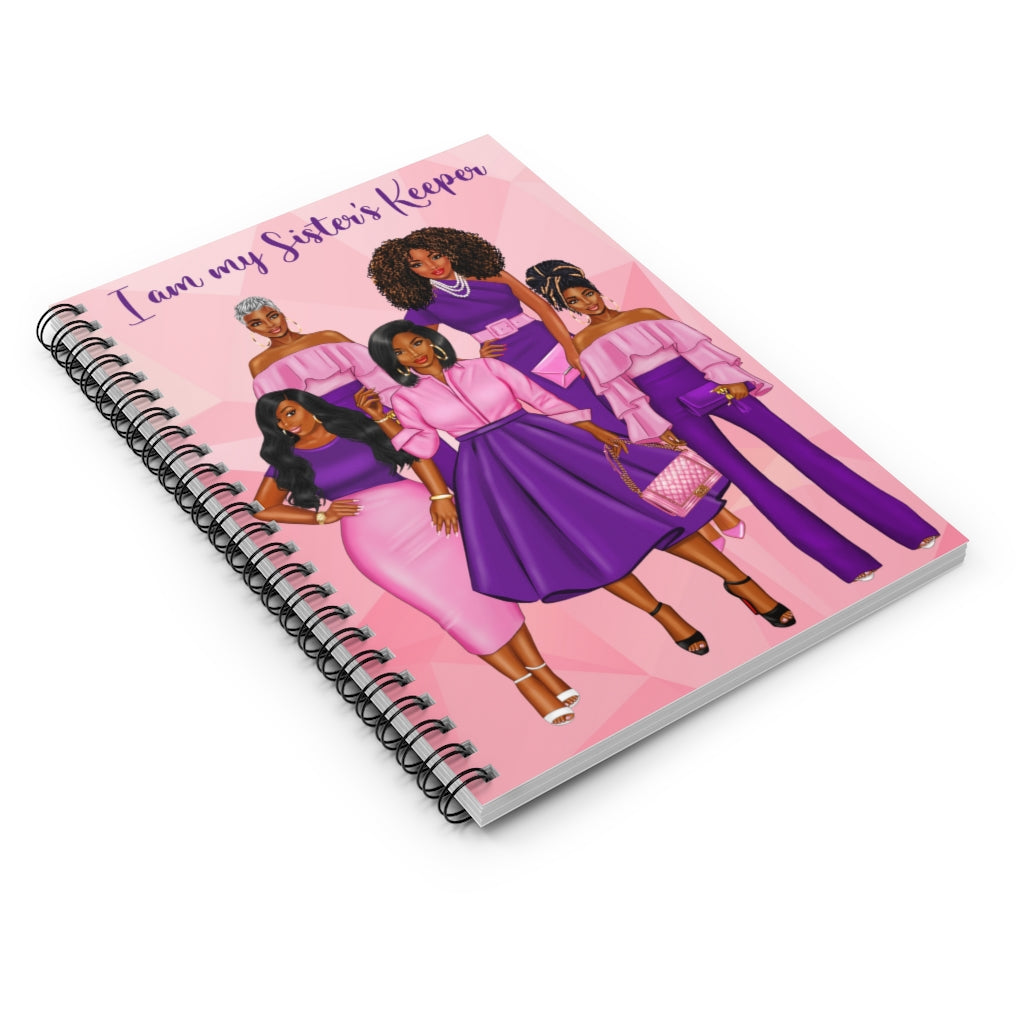 Sister's Keeper (Pink) Spiral Notebook