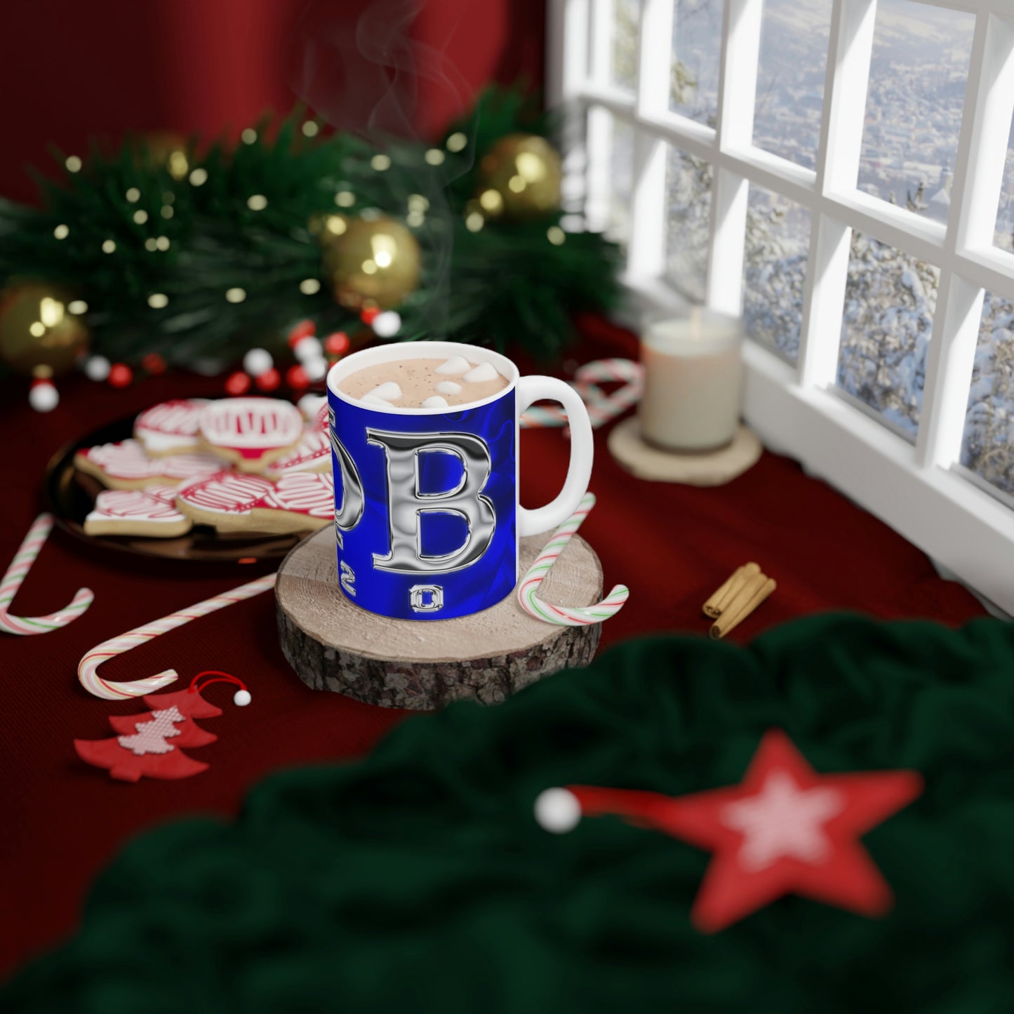 Zeta Ceramic Mug (Royal Blue)