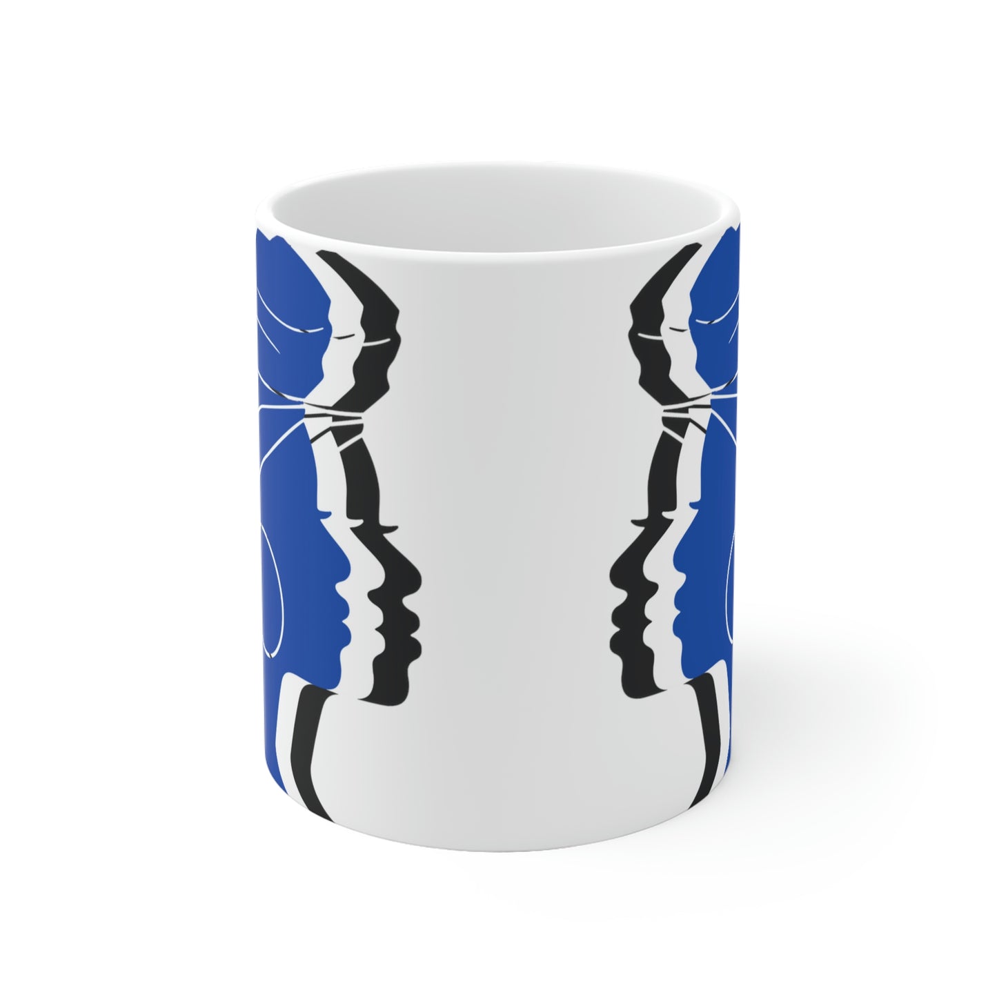 Zeta Phi Beta Silhouette Ceramic Mug