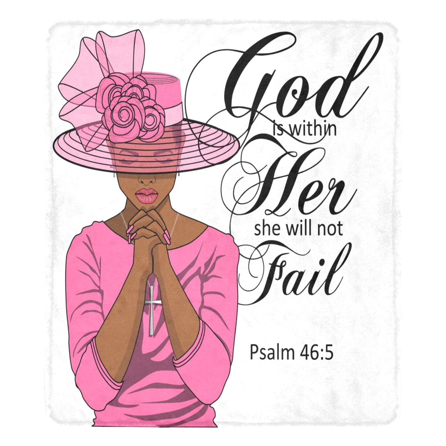 Fleece ~Psalms 46:5 Ultra Soft Blanket