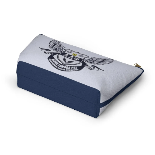 Alpha Lambda Psi Grey Accessory Pouch w T-bottom