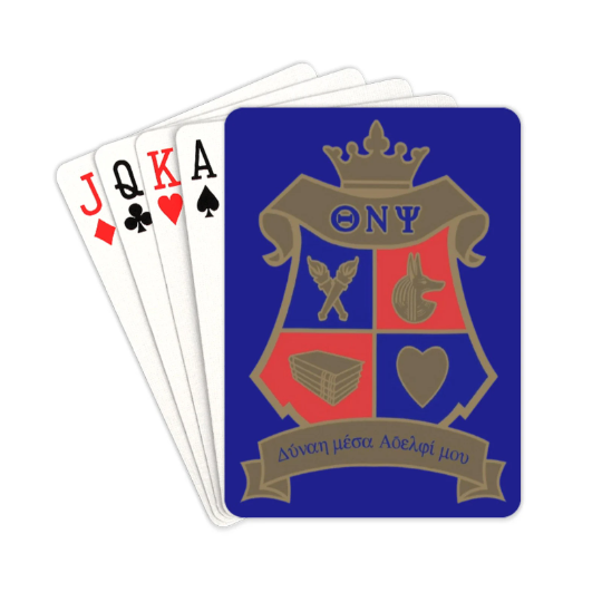 Theta Nu Psi Playing Cards