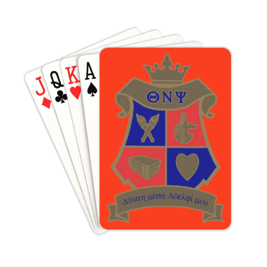 Theta Nu Psi Playing Cards