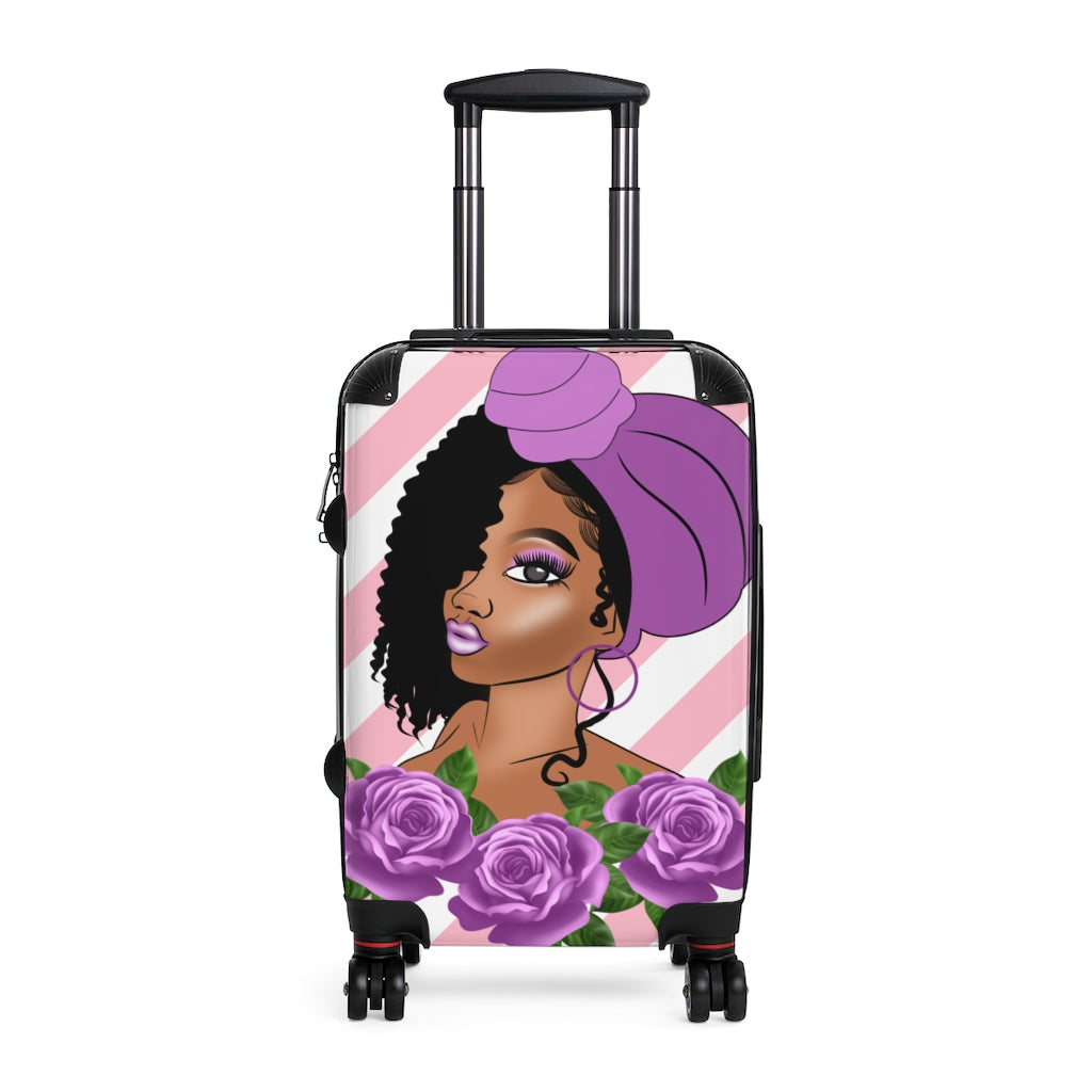 Purple Love Cabin Suitcase