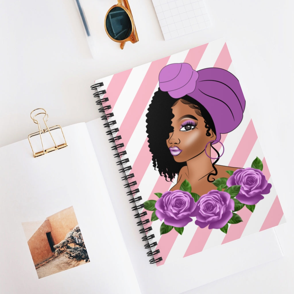 Purple Love Spiral Notebook