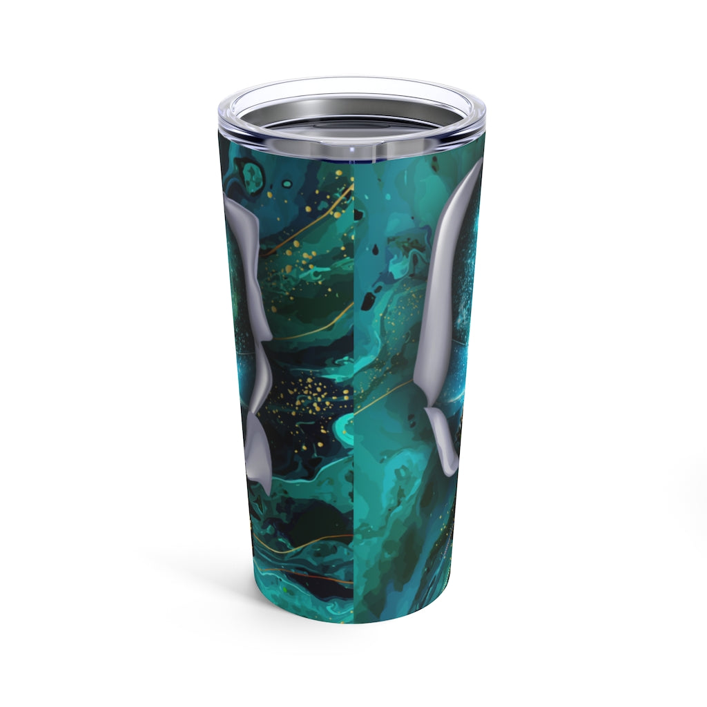 Black Girl Magic Mermaid Tumbler 20oz
