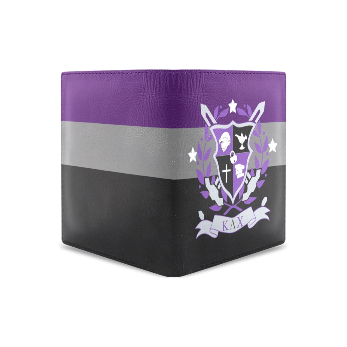 Men's Leather Wallet ~ Kappa Lambda Chi (KLC)