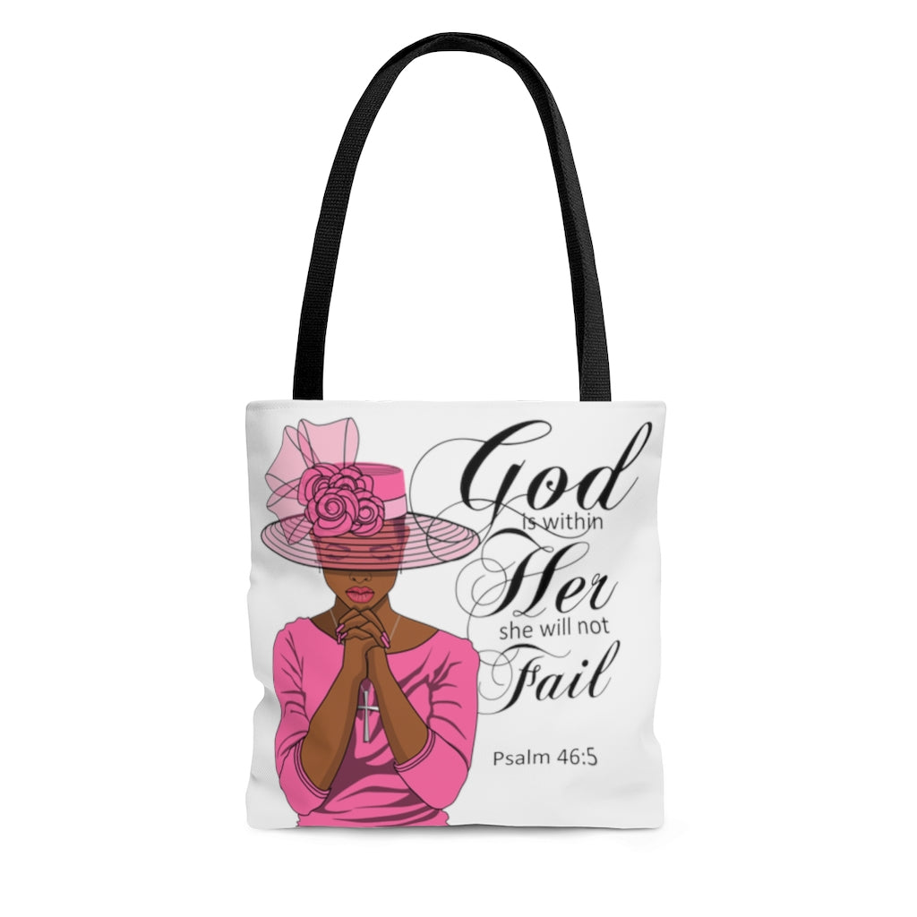 GOD in Her (Pink) Tote Bag