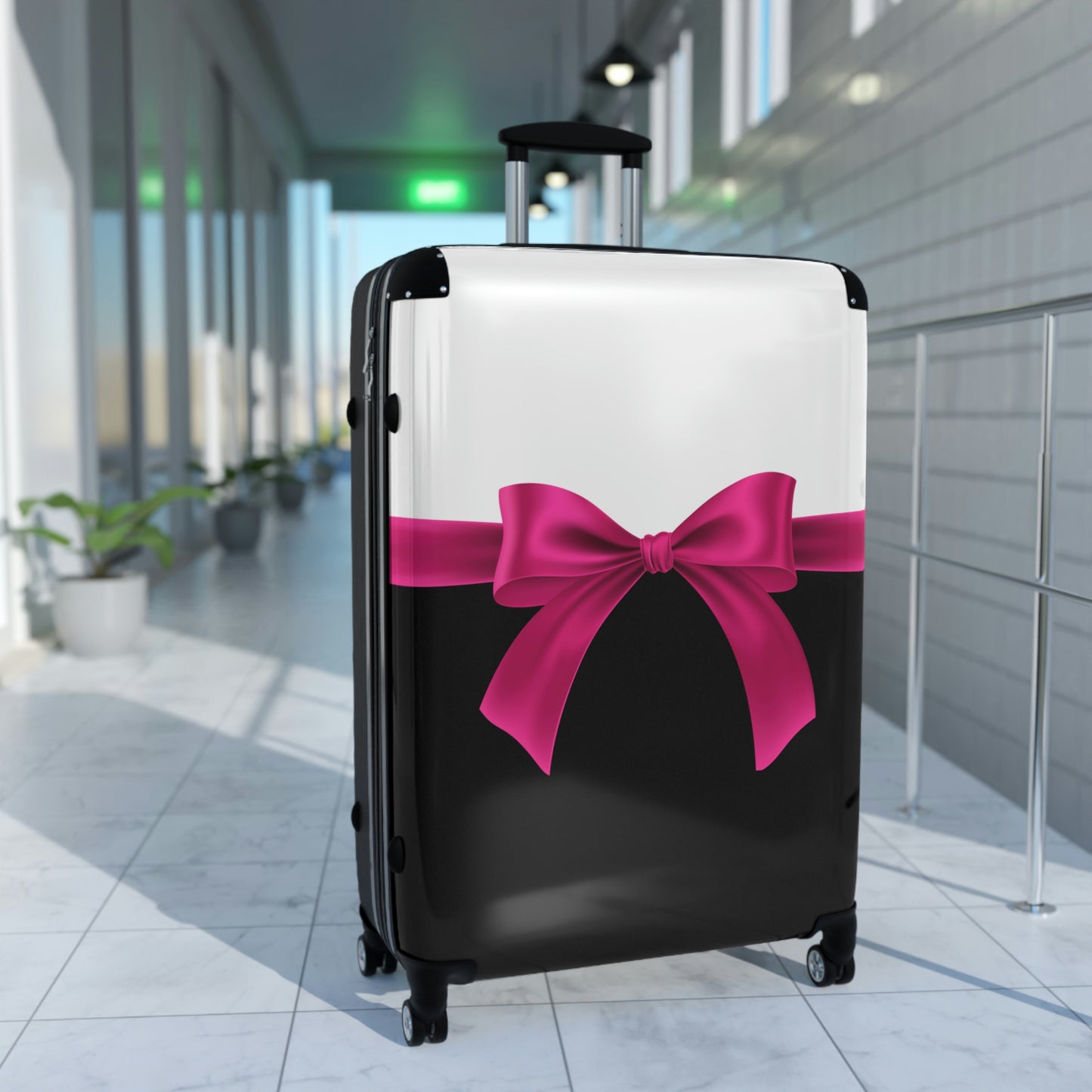Pink Bow Cabin Suitcase