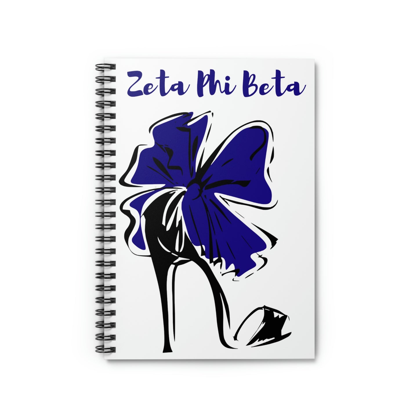Zeta Phi Beta Spiral Notebook - Ruled Line