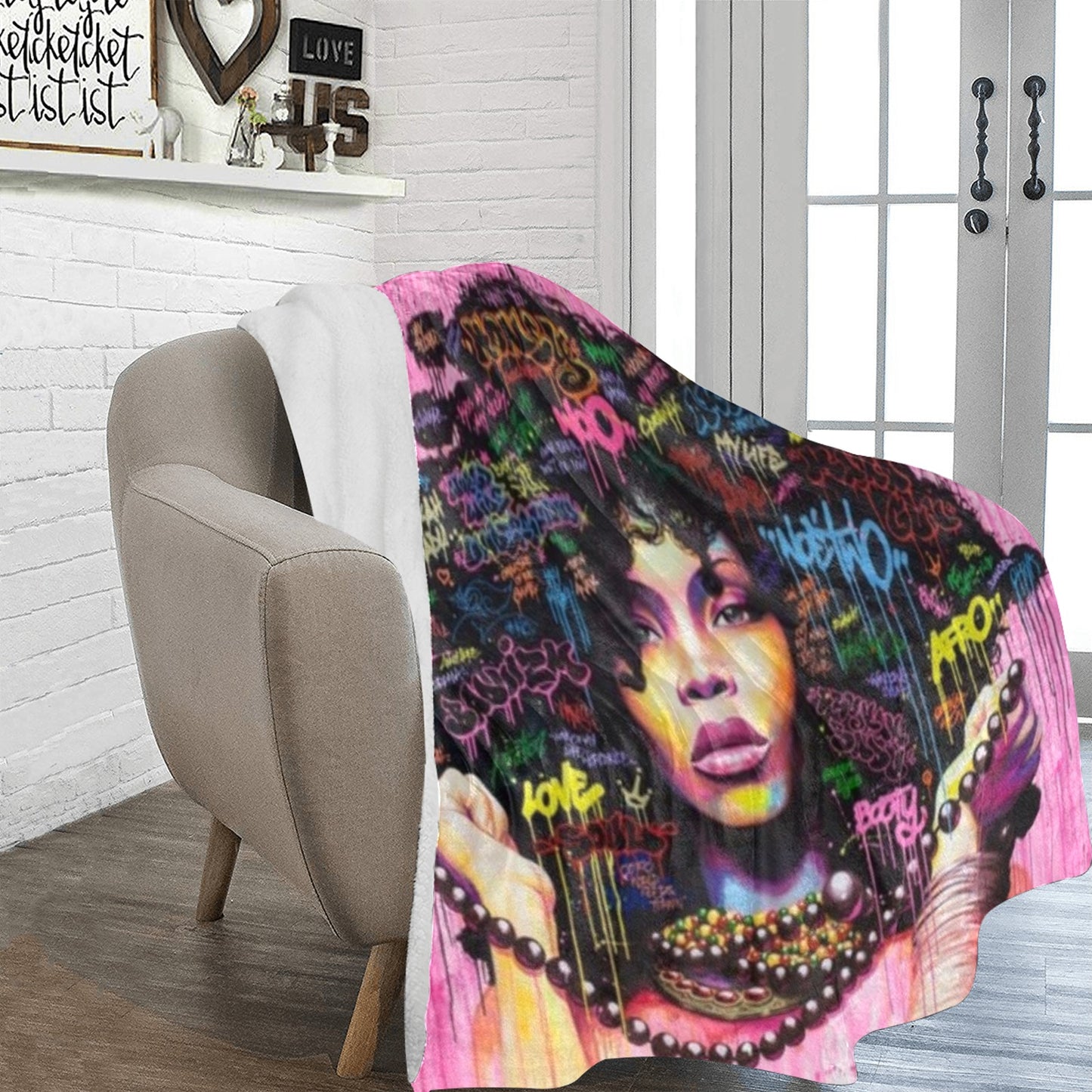 Fleece ~ Beaded Vibes Soft Blanket