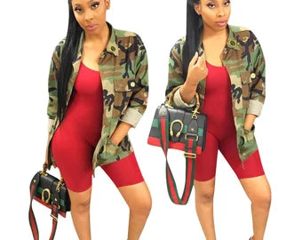 Camouflage Patch Jacket ~ Petty