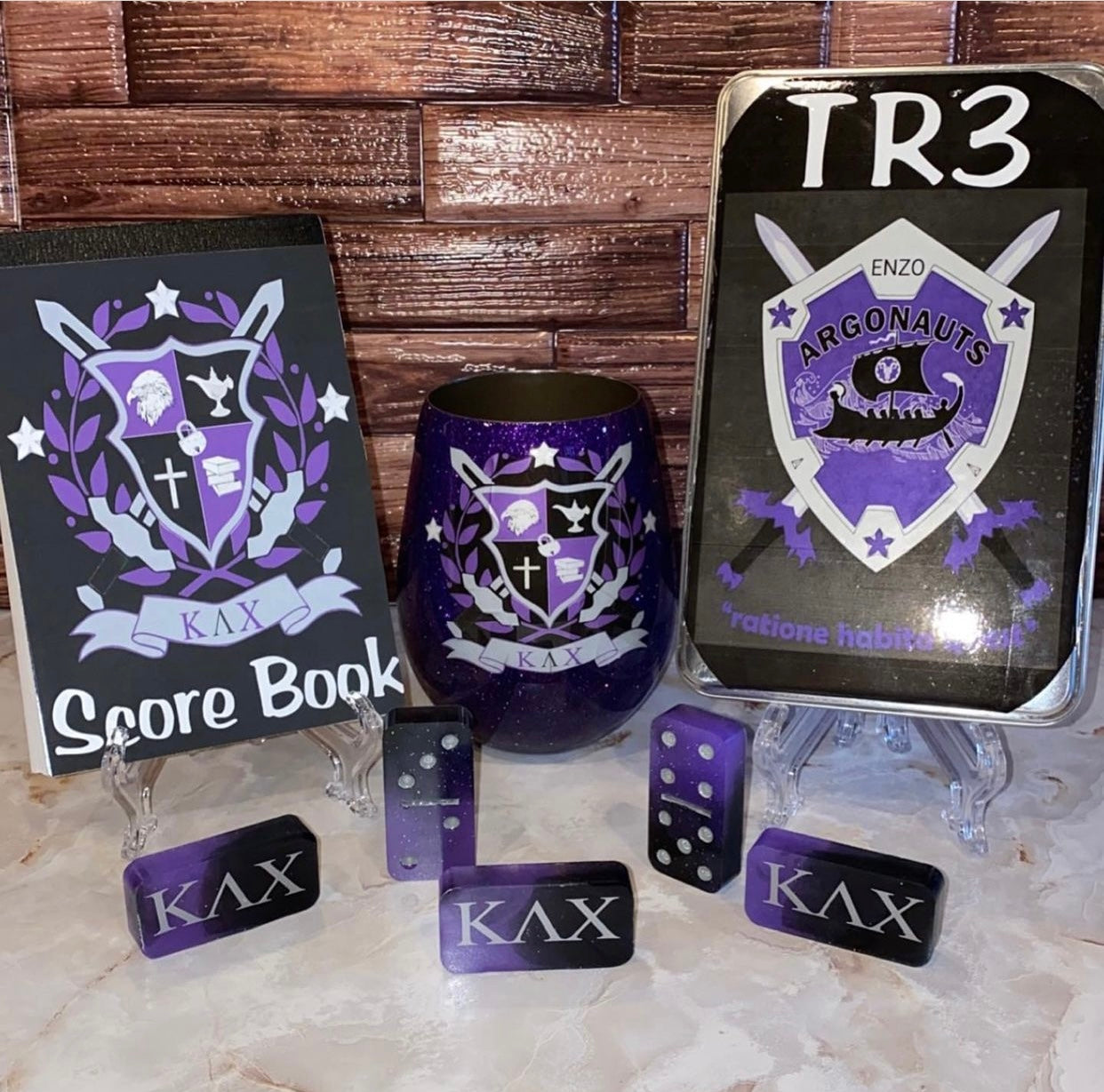 Custom Dominoes - Kappa Lambda Chi