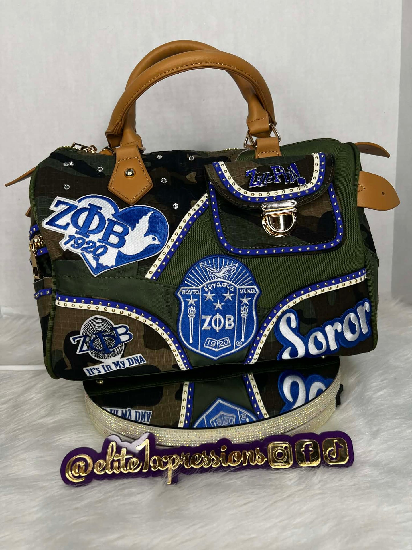 Zeta Camouflage Junk Bag Satchel (Small)