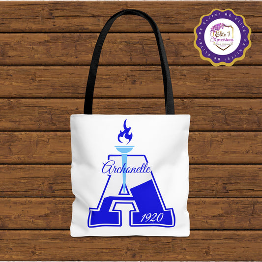 Archonette | Zeta Phi Beta Archonette| V2 White Tote Bag