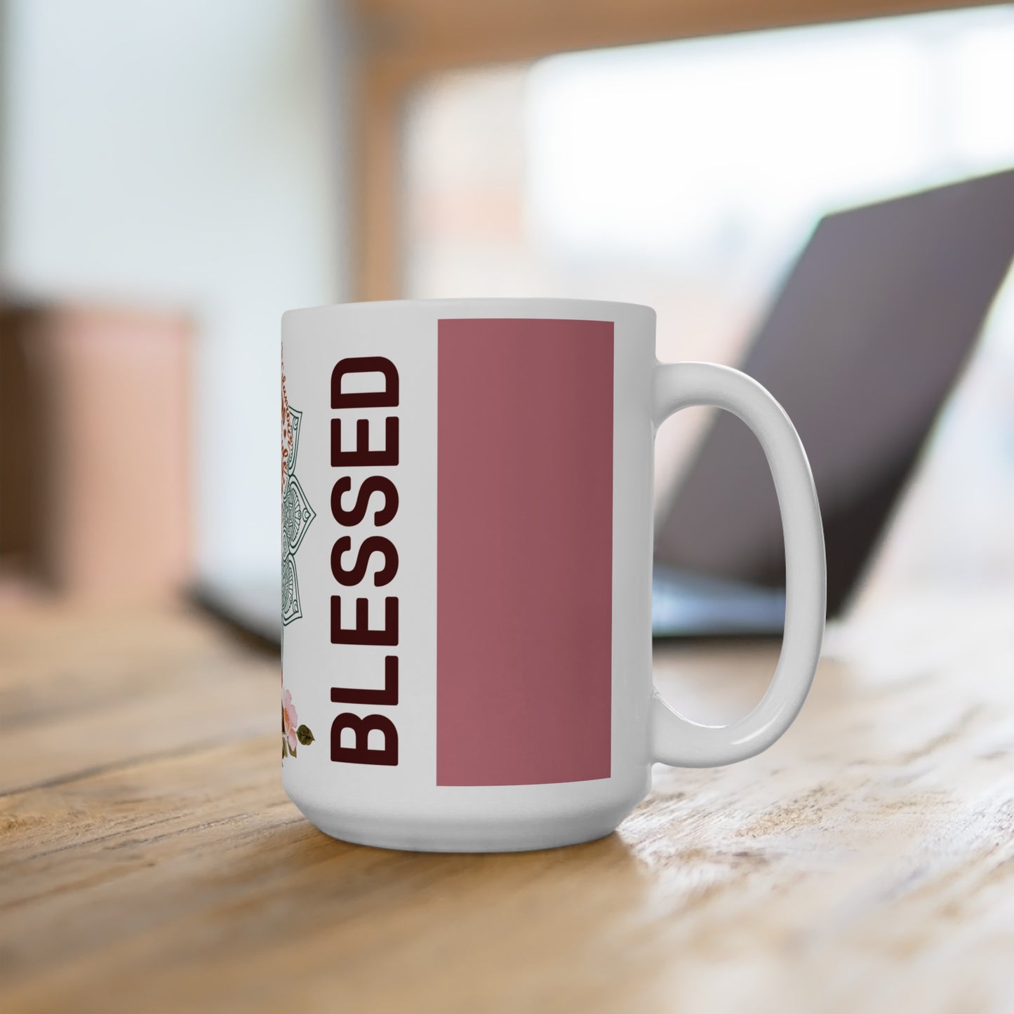 Blessed (Mauve) Ceramic Mug