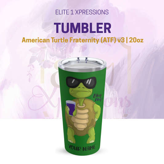 American Turtle Fraternity (ATF) v3 | Tumbler 20oz