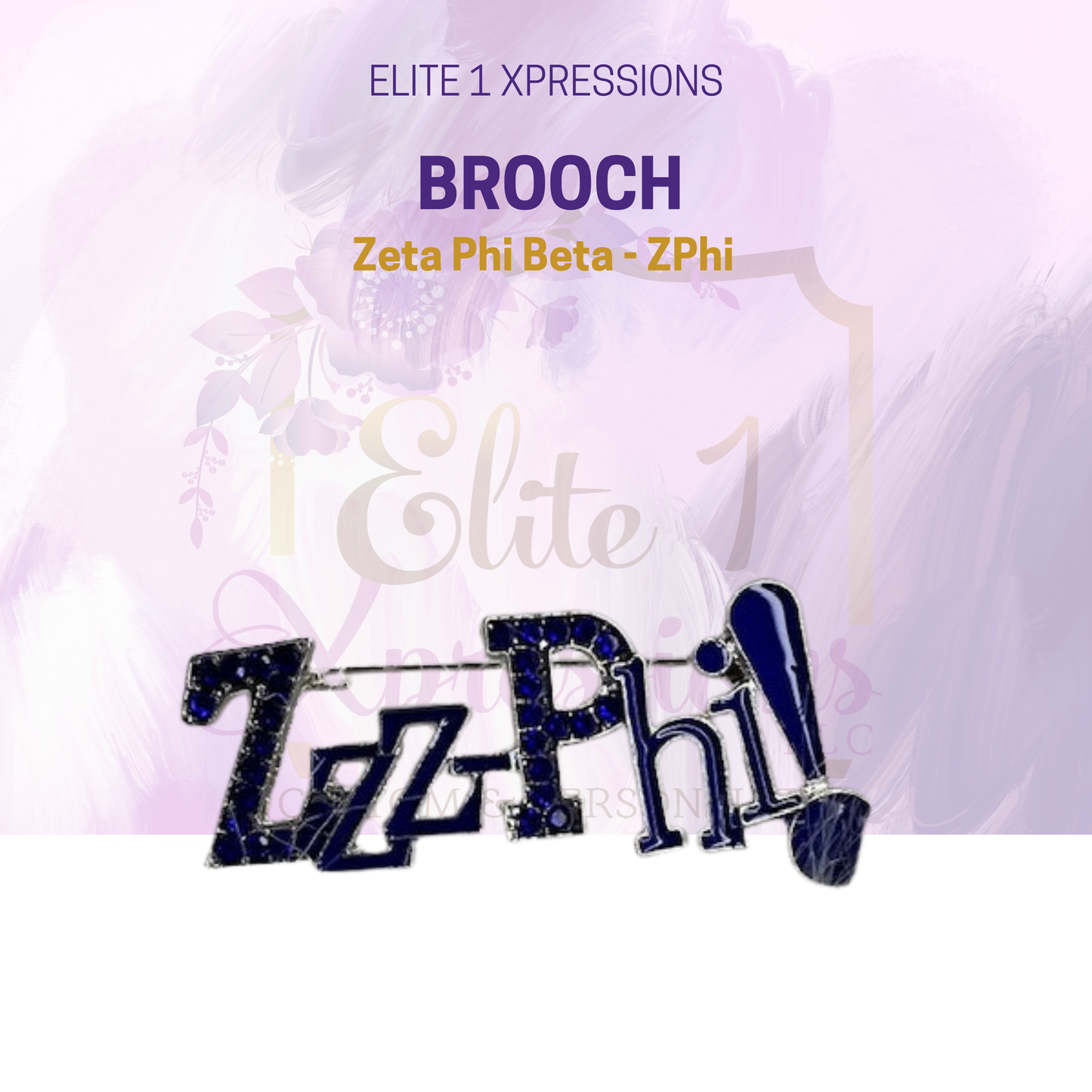 Brooch ~ Zeta Phi Beta - ZPhi