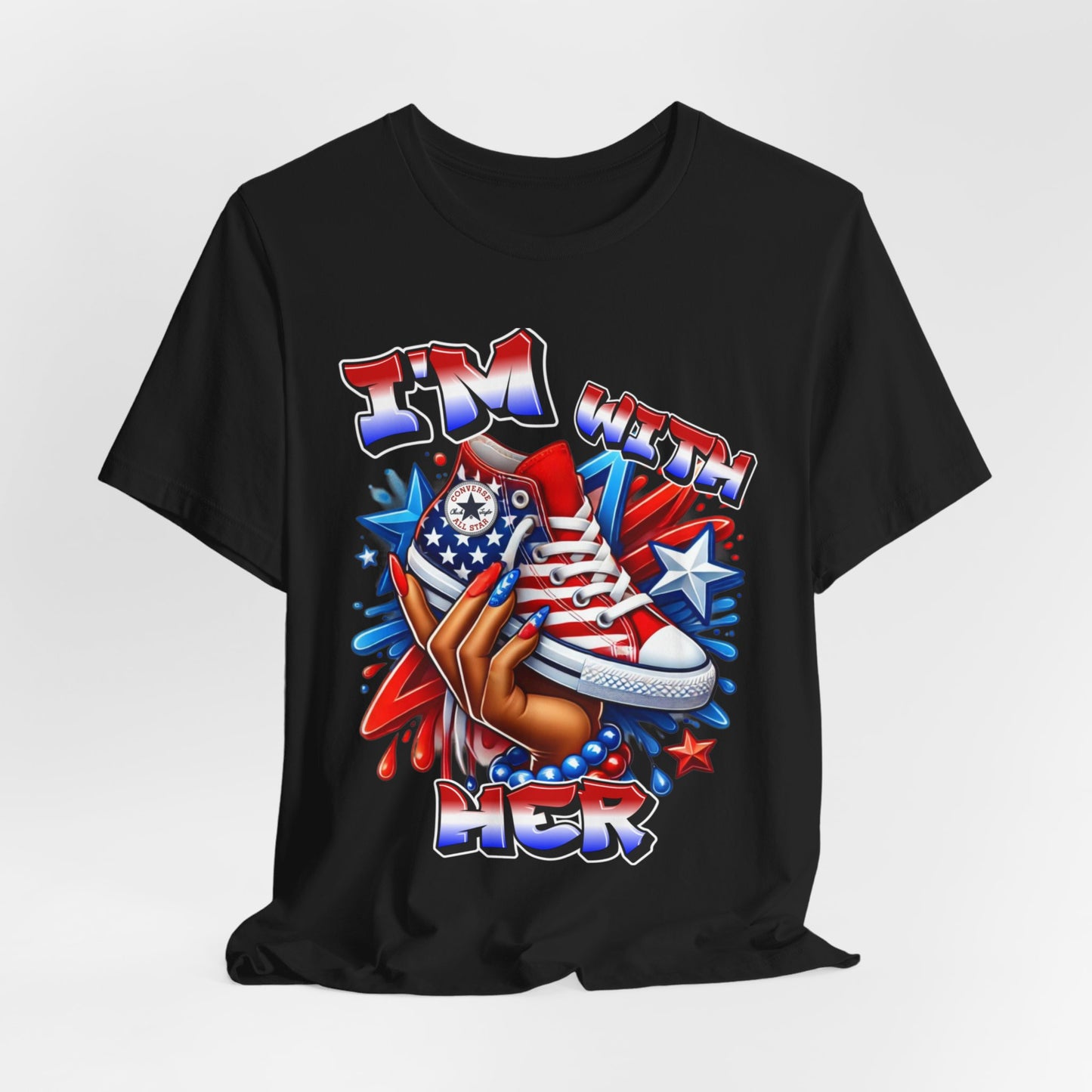 I'm with HER (American Color) ~ Unisex Jersey Short Sleeve Tee