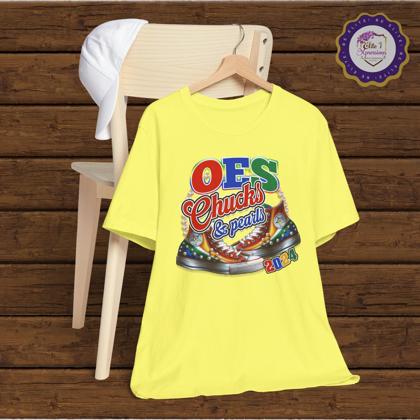 Chucks & Pearls 2024 (OES) ~ Unisex Jersey Short Sleeve Tee