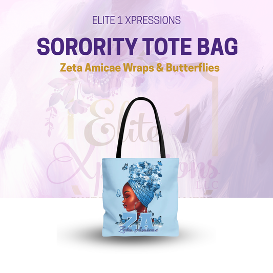 Tote Bag ~ Zeta Amicae Wraps & Butterflies